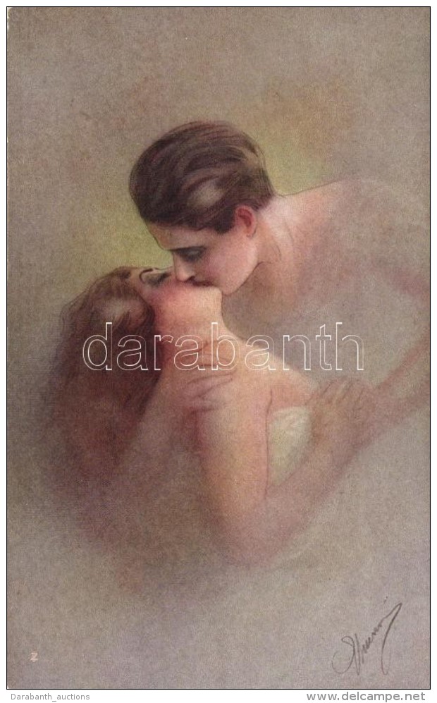 ** T1/T2 Artist Signed, Gently Erotic Italian Art Postcard Selectio Serie 1048-1 - Non Classificati