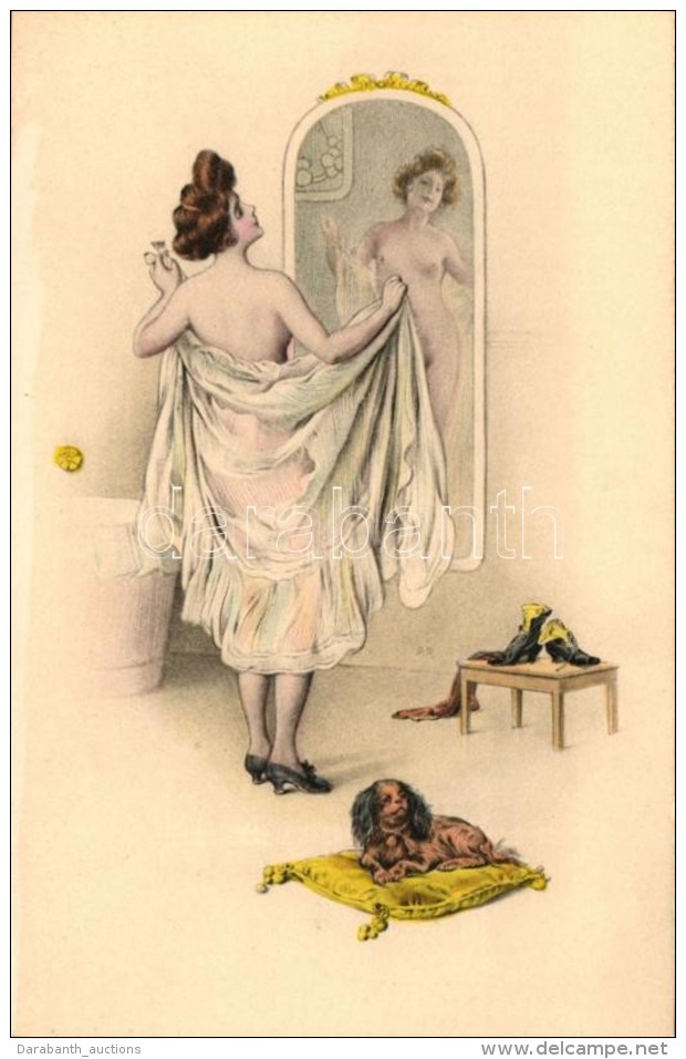 ** T1 Wiener Erotic Art Postcard M. Munk Nr. 412 S: Reznicek - Non Classificati