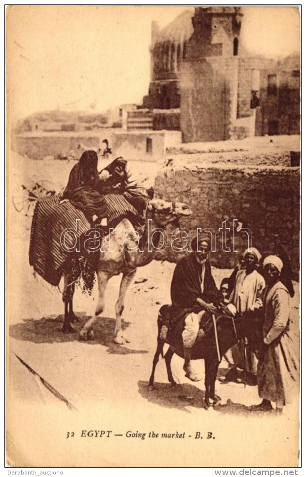 ** T2/T3 Going To The Market, Egypt; Folklore (EK) - Non Classificati