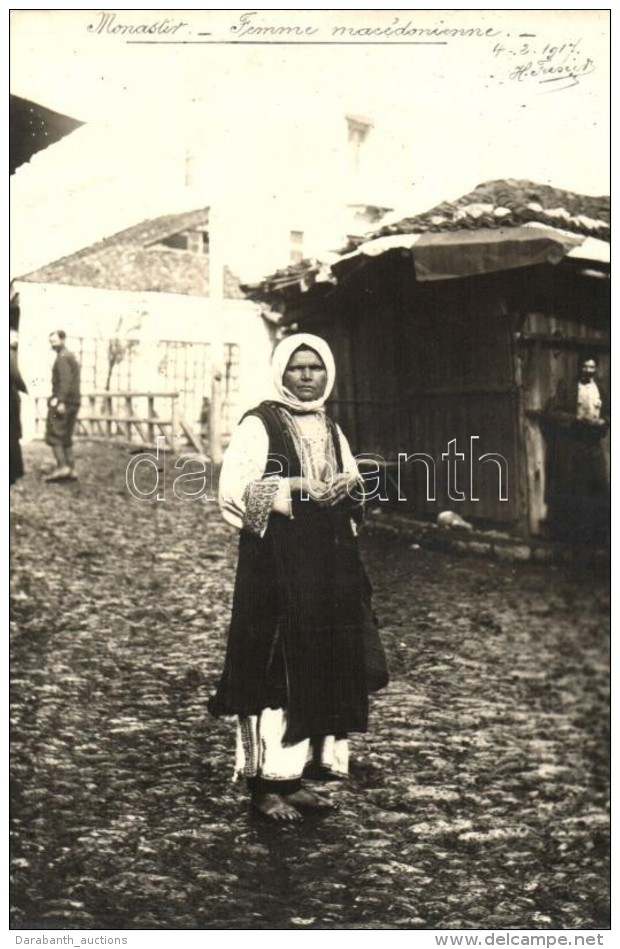 * T2 Macedonian Woman, Monastir, Folklore Photo - Non Classificati