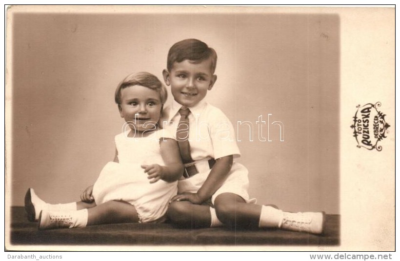 * T2 1935 Children, Foto Ruzicska Photo - Unclassified