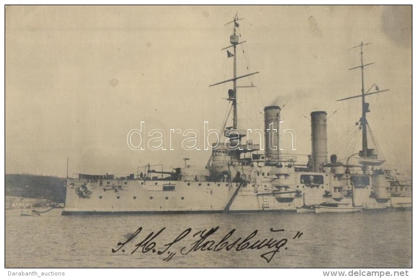 * T2/T3 1916 SMS Habsburg Az Osztr&aacute;k-Magyar Monarchia Egyik Habsburg-oszt&aacute;ly&uacute; Pre-dreadnought... - Non Classificati