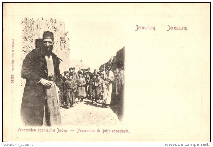 ** T2/T3 Prozession Spanischer Juden In Jerusalem / Spanyol Zsid&oacute;k K&ouml;rmenete Jeruzs&aacute;lemben,... - Non Classificati