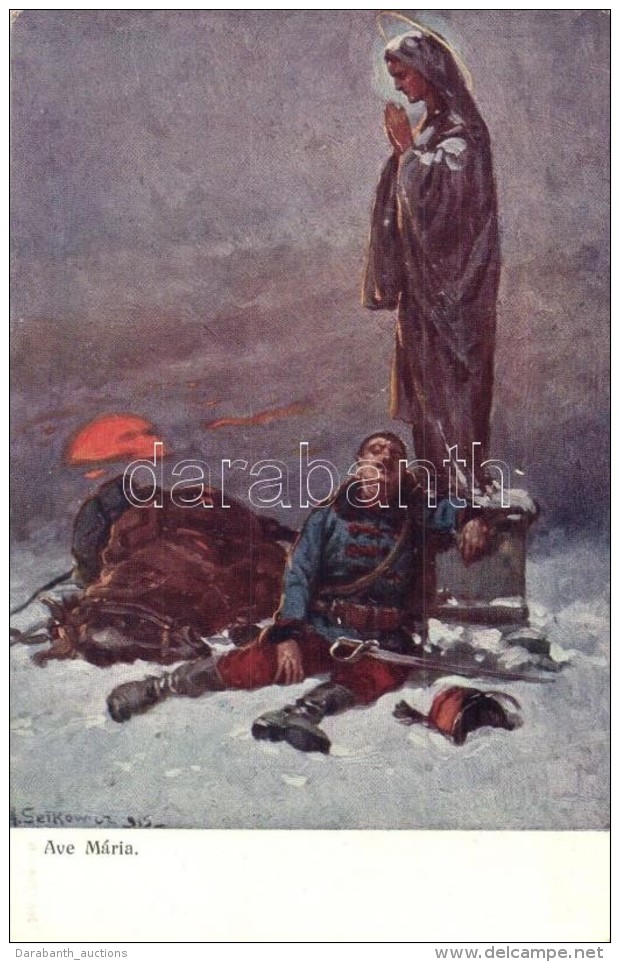 ** T2 Ave Maria / WWI K.u.K. Military Art Postcard. A.F.W. III/2. Nr. 756-6. S: Setkowicz - Non Classificati