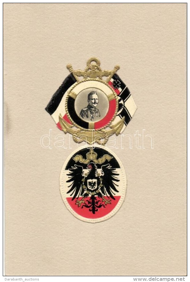 ** T2 Wilhelm II, German Empire Medal, Emb. Litho - Non Classificati