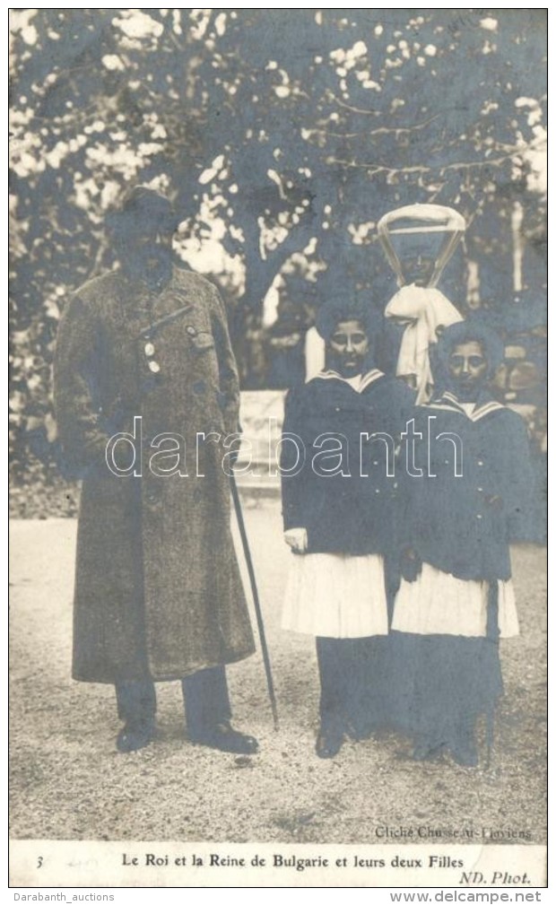 ** T2/T3 Ferdinand I Of Bulgaria With His Family - Unclassified