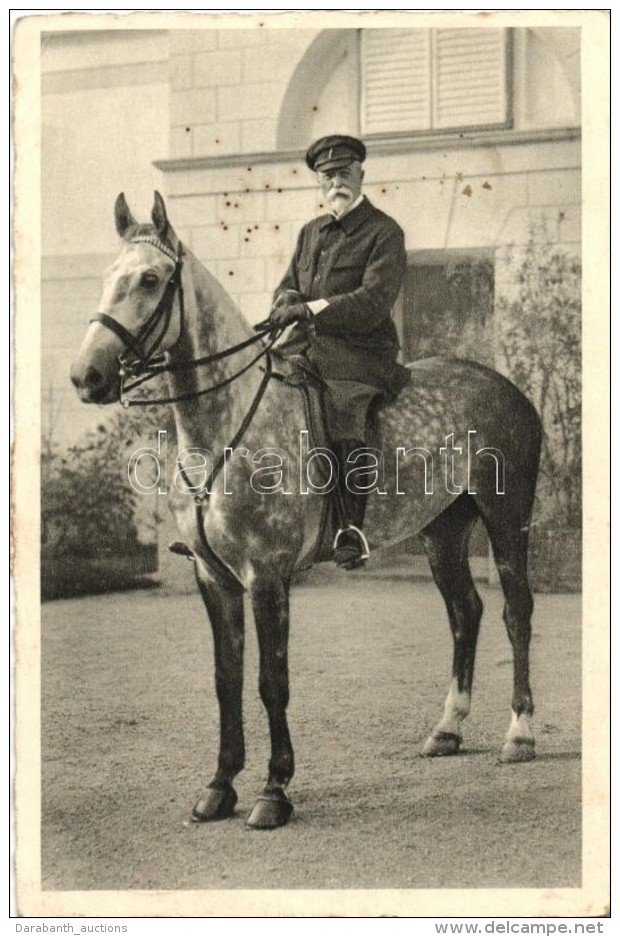 * T2/T3 Tom&aacute;s Garrigue Masaryk On Horse, So. Stpl (EK) - Non Classificati