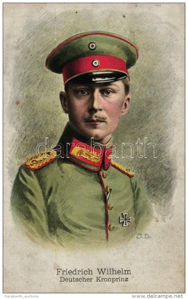 T2/T3 Friedrich Wilhelm, Deutscher Kronprinz / Crown Prince Of Germany - Non Classificati