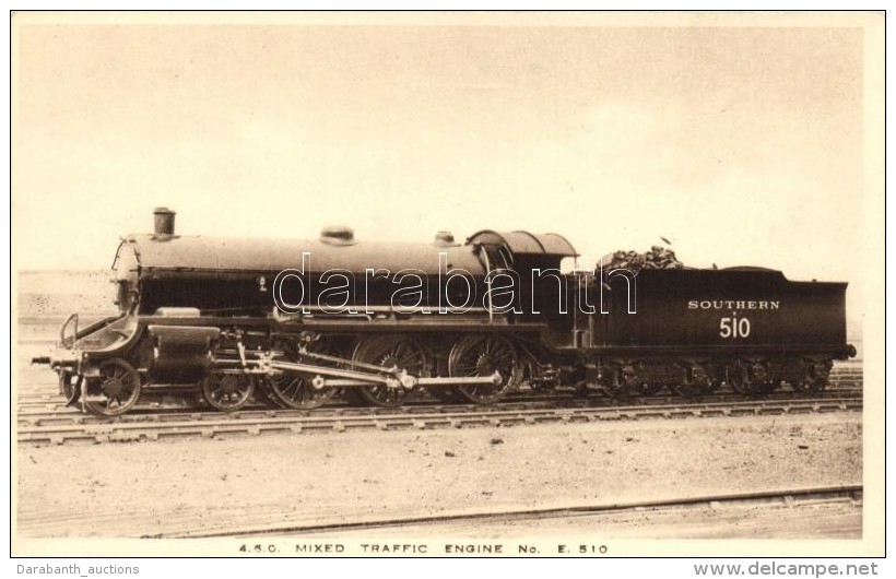 ** T1 4.6.0. Mixed Traffic Engine No. E. 510, Southern Railway; English Locomotive - Non Classificati