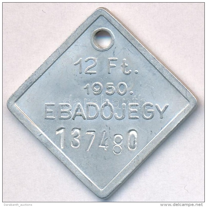 1950. 12Ft 'Ebad&oacute;jegy' T:2 - Non Classificati