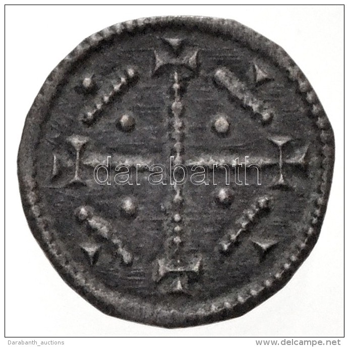 1141-1162. Den&aacute;r Ag 'II. G&eacute;za' (0,23g) T:1- 
Hungary 1141-1162. Denar Ag 'G&eacute;za II' (0,23g)... - Non Classificati