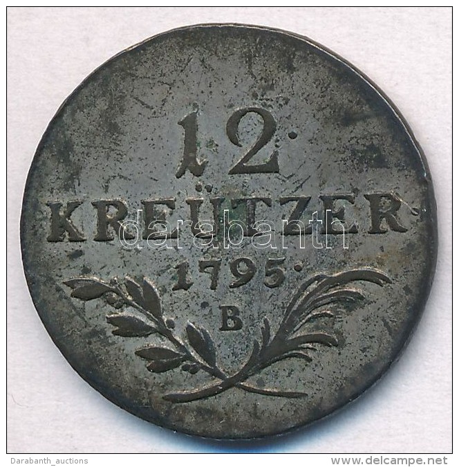 1795B 12kr Ag (4,72g) T:2 Patina
Unger III.: 1394.a - Non Classificati