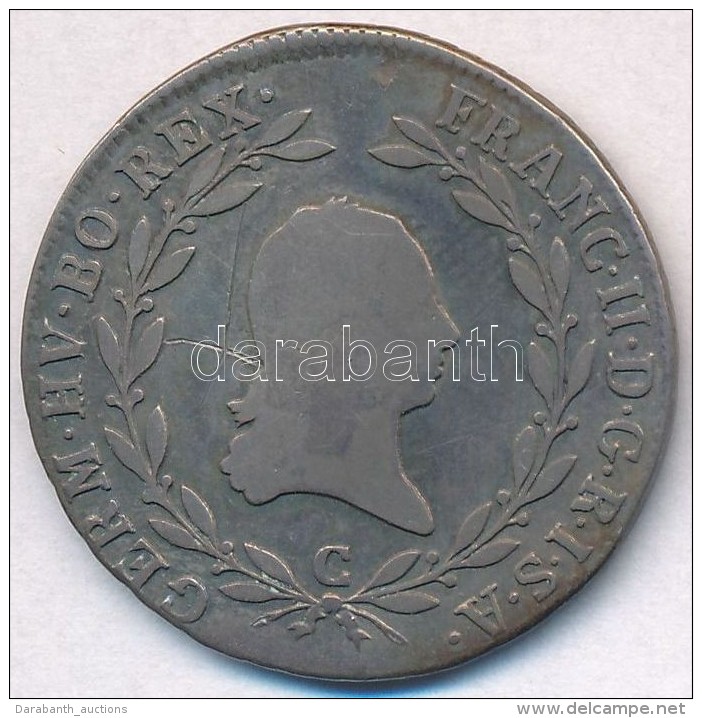 Ausztria 1804C 20Kr Ag 'II. Ferenc' T:3 Karc
Austria 1804C 20 Kreuzer Ag 'Franz II' C:F Scratch - Non Classificati