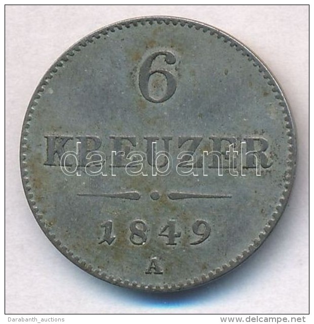 Ausztria 1849A 6kr Ag T:2
Austria 1849A 6 Kreuzer Ag C:XF
Krause KM#2200 - Non Classificati