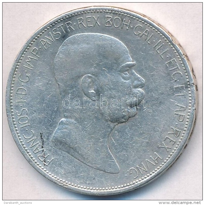 Ausztria 1908. 5K Ag 'Ferenc J&oacute;zsef - Jubileum' T:2-,3 Austria 1908. 5 Corona Ag 'Franz Joseph - Jubilee'... - Non Classificati