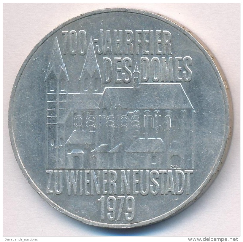 Ausztria 1979. 100Sch Ag '700 &eacute;ves A Wiener Neustadt-i D&oacute;m' T:2 
Austria 1979. 100 Schilling Ag... - Non Classificati
