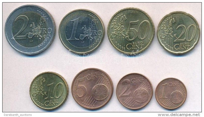 Ausztria 2002. 1c-2E (8xklf) Forgalmi Sor T:1-,2
Austria 2002. 1 Cent - 2 Euro (8xdiff) Coin Set C:AU,XF - Non Classificati