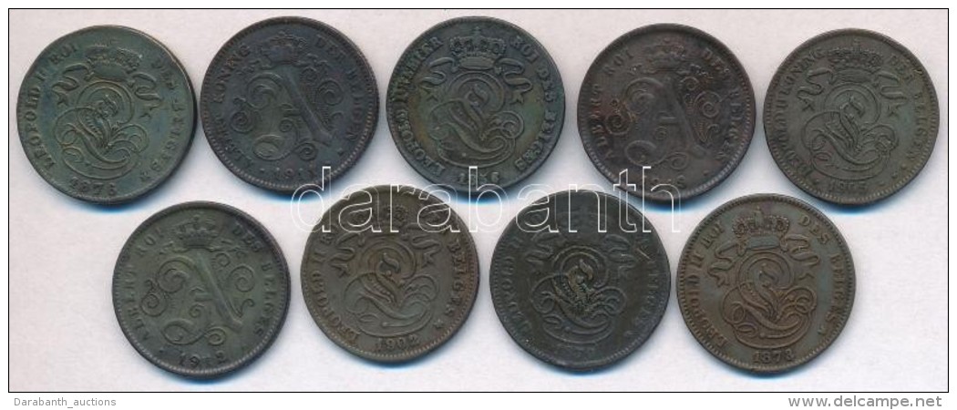 Belgium 1856-1919. 2c Cu (9xklf) T:2,2-,3
Belgium 1856-1919. 2 Centimes Cu (9xdiff) C:XF,VF,F - Non Classificati