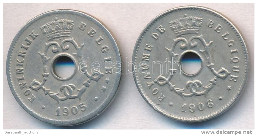 Belgium 1905. 5c Cu-Ni 'BELGIE' + 1906. 5c Cu-Ni 'BELGIQUE' T:2
Belgium 1905. 5 Centimes Cu-Ni 'BELGIE' + 1906. 5... - Non Classificati