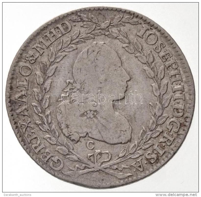 Csehorsz&aacute;g / T&ouml;rt&eacute;nelmi Tartom&aacute;ny 1769C/EvS-AS 20kr Ag 'II. J&oacute;zsef' (6,41g)... - Non Classificati