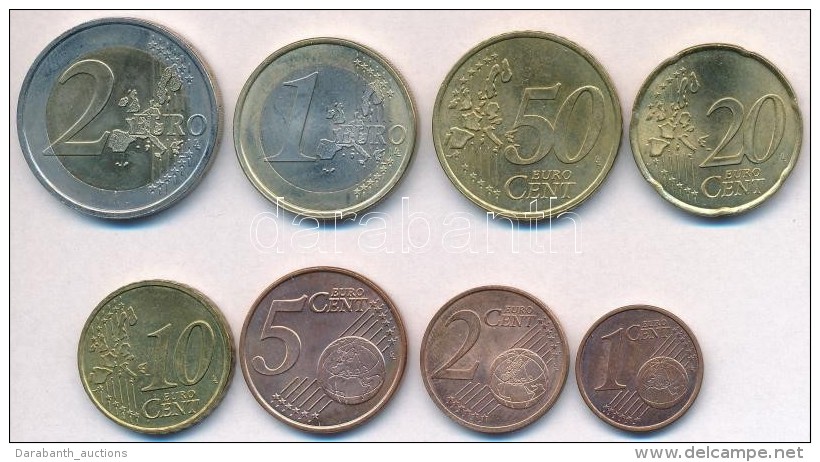 Franciaorsz&aacute;g 1999-2000. 1c-2E (8xklf) Forgalmi Sor T:1-,2
France 1999-2000. 1 Cent - 2 Euro (8xdiff) Coin... - Non Classificati