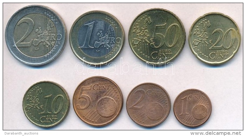 Hollandia 2000-2002. 1c-2E (8xklf) Forgalmi Sor T:1-,2
Netherlands 2000-2002. 1 Cent - 2 Euro (8xdiff) Coin Set... - Non Classificati