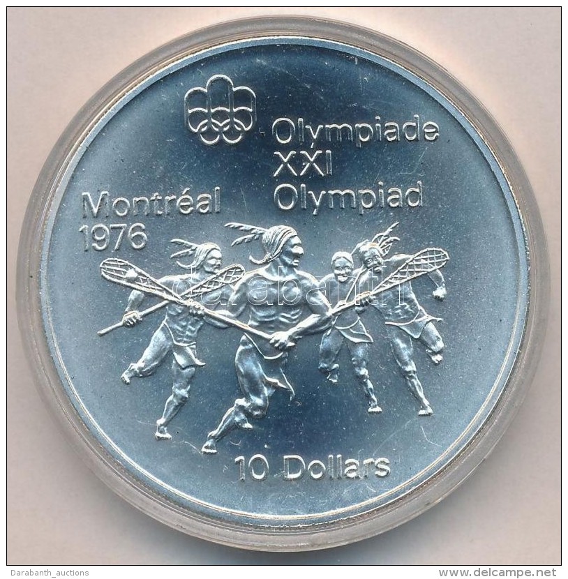 Kanada 1974. 5$ Ag 'Montreali Olimpia - Lacrosse' T:BU 
Canada 1974. 5 Dollars Ag 'Montreal Olympic Games -... - Non Classificati