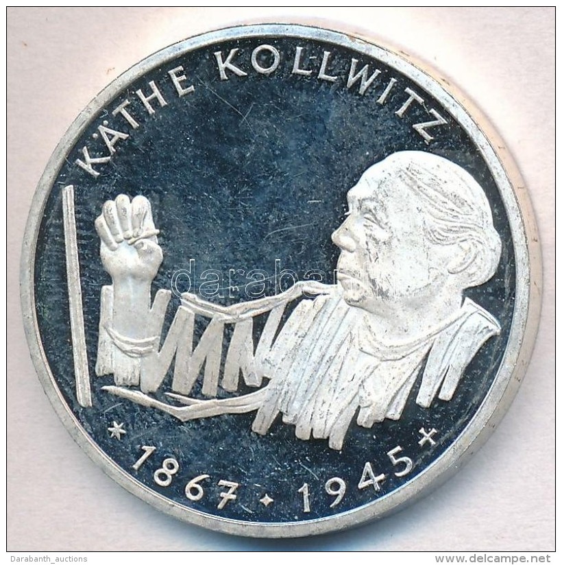 N&eacute;metorsz&aacute;g 1992G 10M Ag 'Kathe Kollwitz' T:1-(PP)
Germany 1992G 10 Mark Ag 'Kathe Kollwitz' C:AU(PP) - Non Classificati