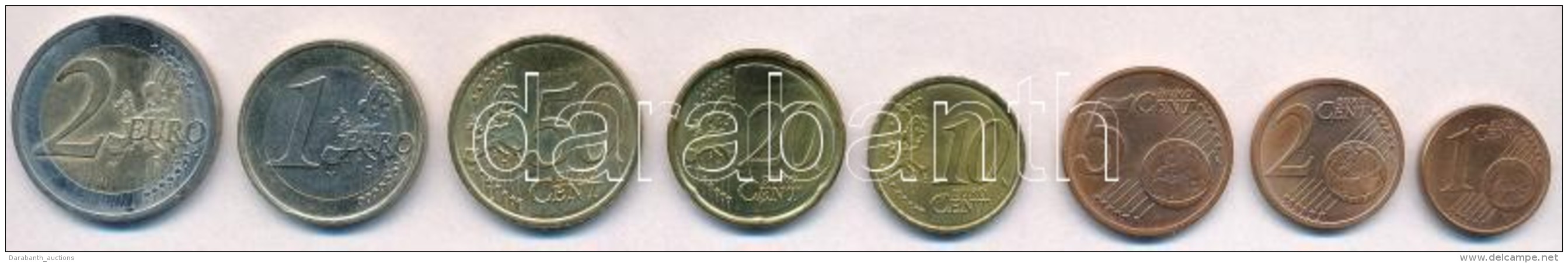 Szlov&aacute;kia 2009. 1c-2E (8xklf) Forgalmi Sor T:1-,2
Slovakia 2009. 1 Cent - 2 Euro (8xdiff) Coin Set C:AU,XF - Non Classificati