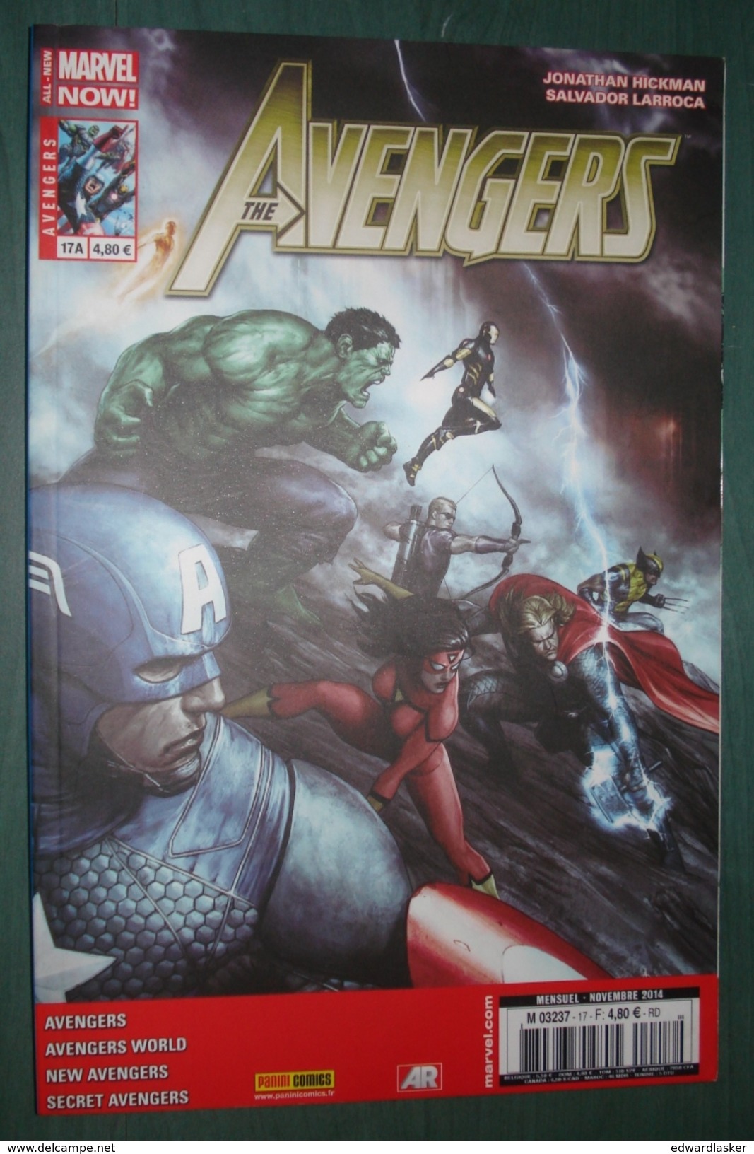 AVENGERS (V4) N°17 - Marvel France  2014 - Excellent état - Marvel France