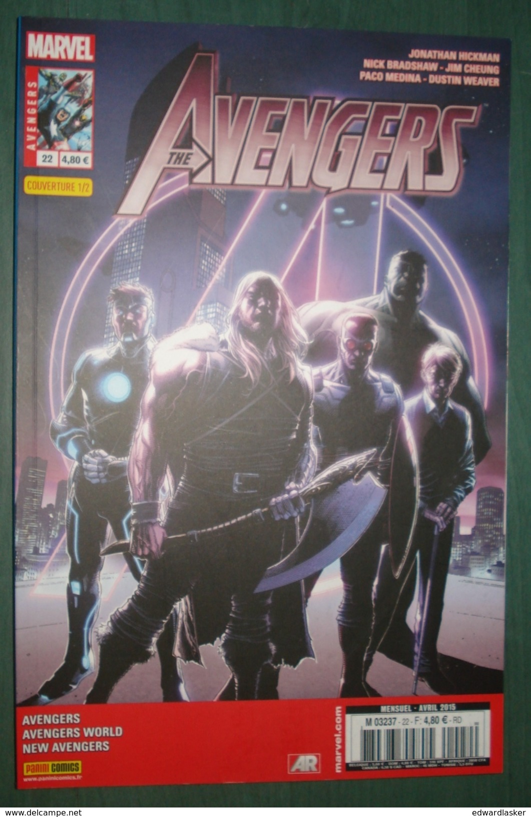 AVENGERS (V4) N°22 - Marvel France 2015 - Excellent état - Marvel France