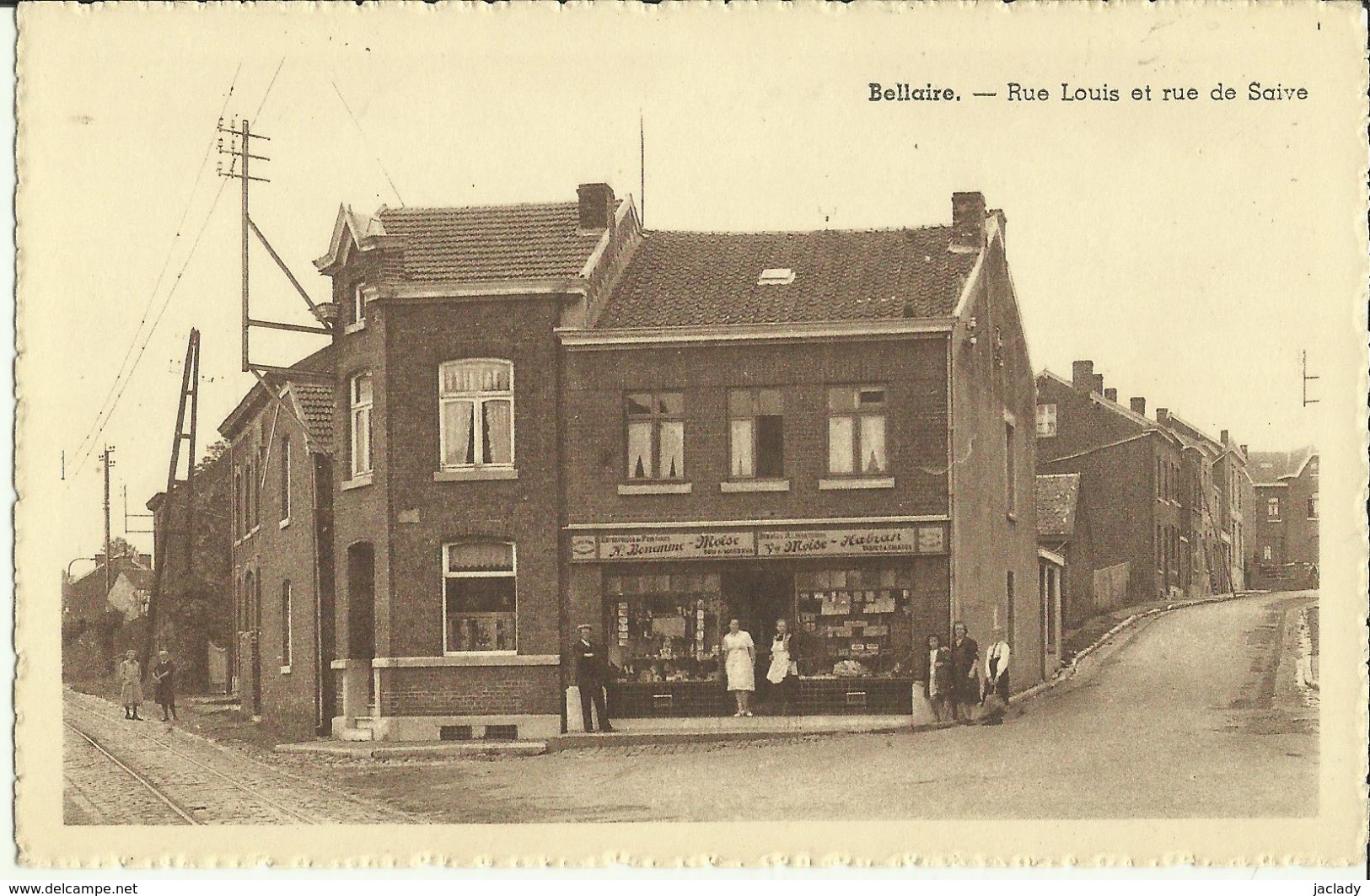 Bellaire -- Rue Louis Et Rue De Saive.      (2 Scans) - Beyne-Heusay