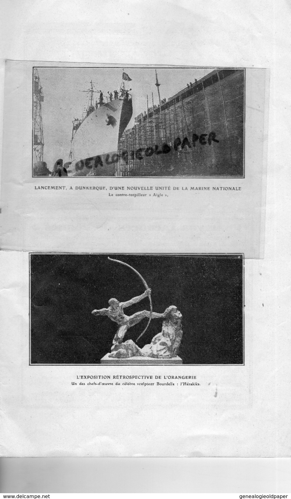 GAZETTE MESSAGERIES MARITIMES-AVRIL 1931- CONCOURS AGRICOLE PARIS-PAQUEBOT-DUNKERQUE-LA LECHERE LES BAINS- ARLES-DREUX