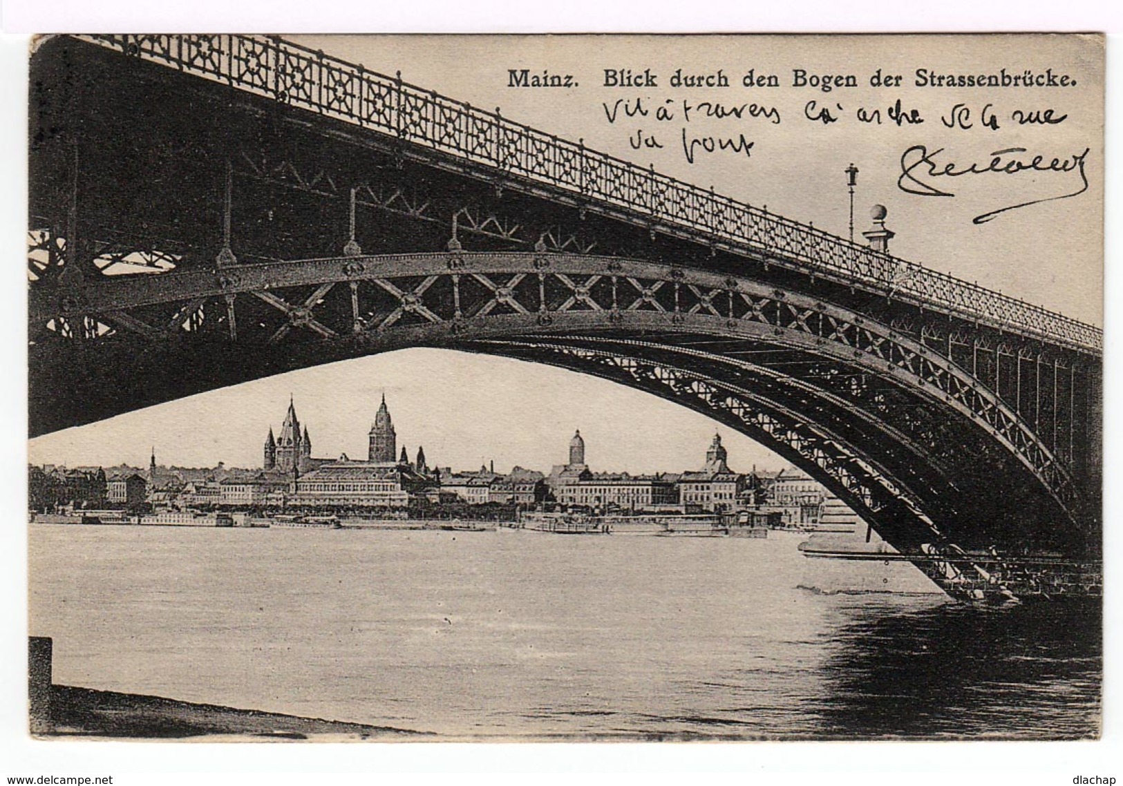 Mainz. Mayence. Blick Durch Den Bogen Der Strassenbrücke. (1394) - Mainz