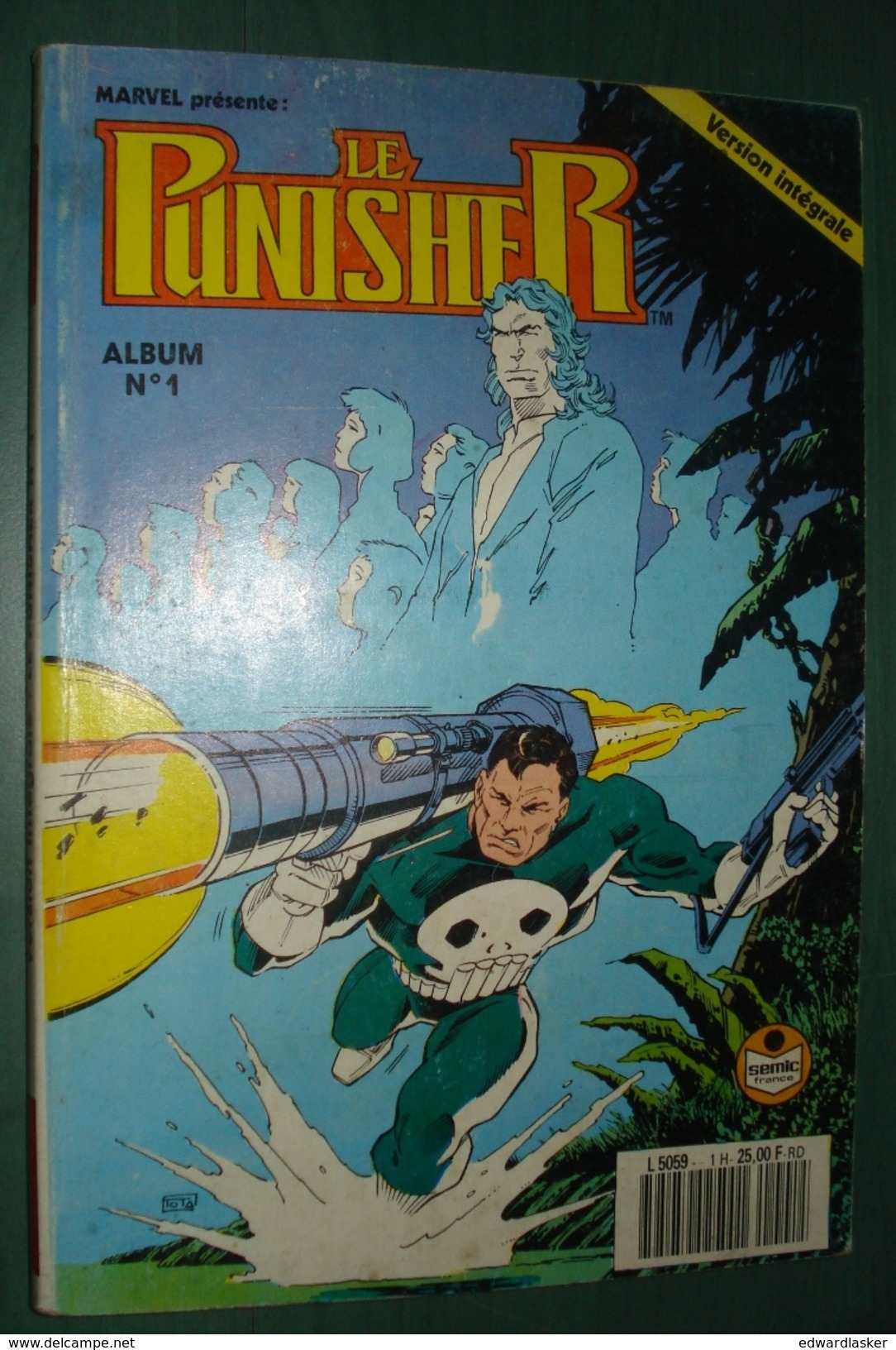 PUNISHER ALBUM N°1 (= N°1 à 3) - SEMIC 1990 - Bon état (couverture Frottée) [2] - Lug & Semic