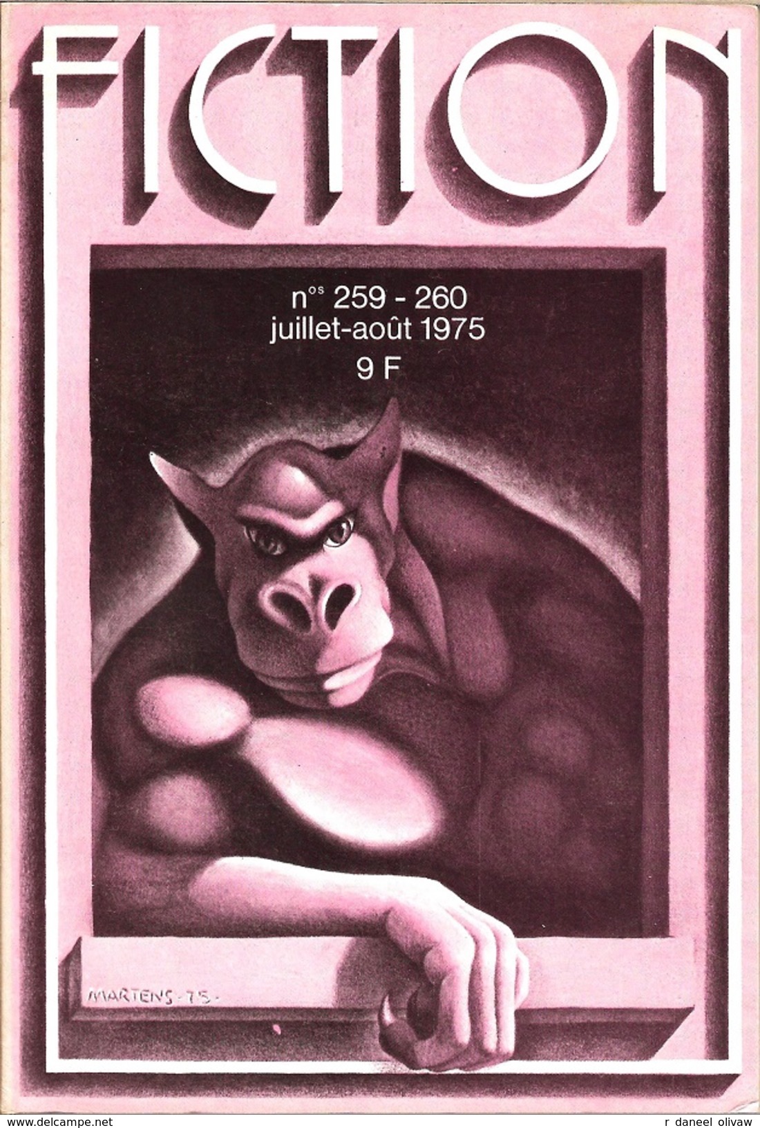 Fiction N° 259-260, Juillet 1975 (TBE+) - Fictie