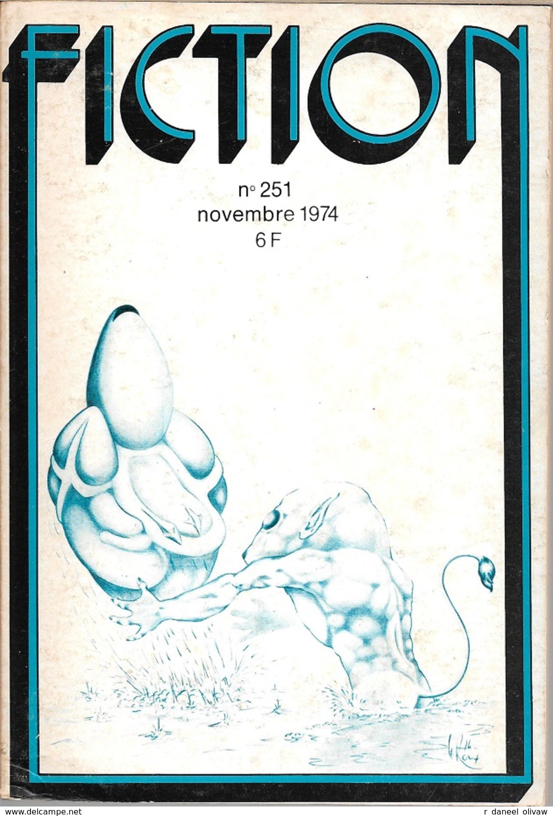 Fiction N° 251, Novembre 1974 (TBE) - Fictie