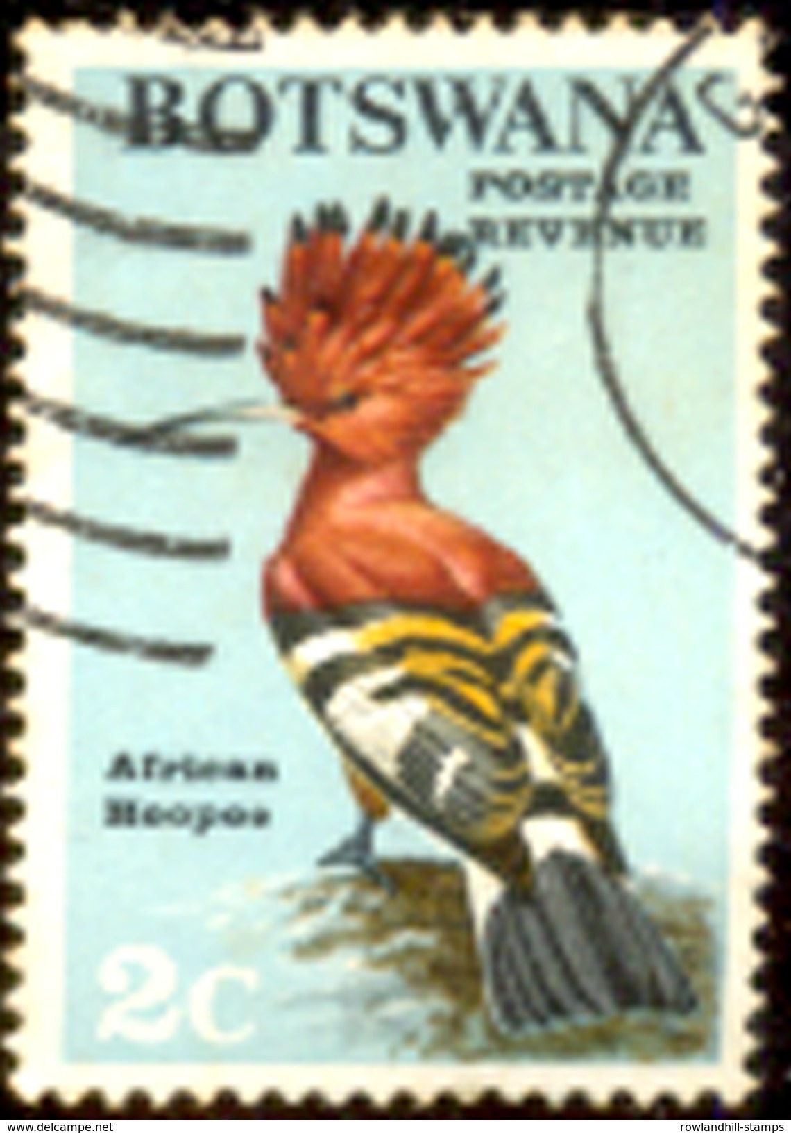 Botswana, 1967, Used, Stamp, African Hoopoe, Birds, Bird, Fauna, Nature. - Other & Unclassified