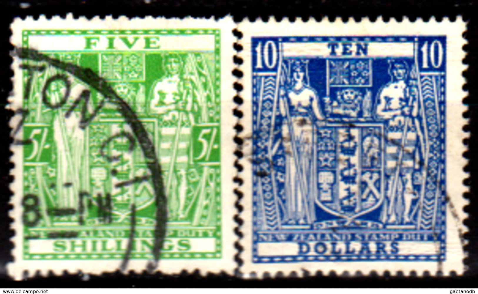 Nuova-Zelanda-0086 - Fiscali Postali 1931-86 (o) Used - Senza Difetti Occulti. - Fiscali-postali