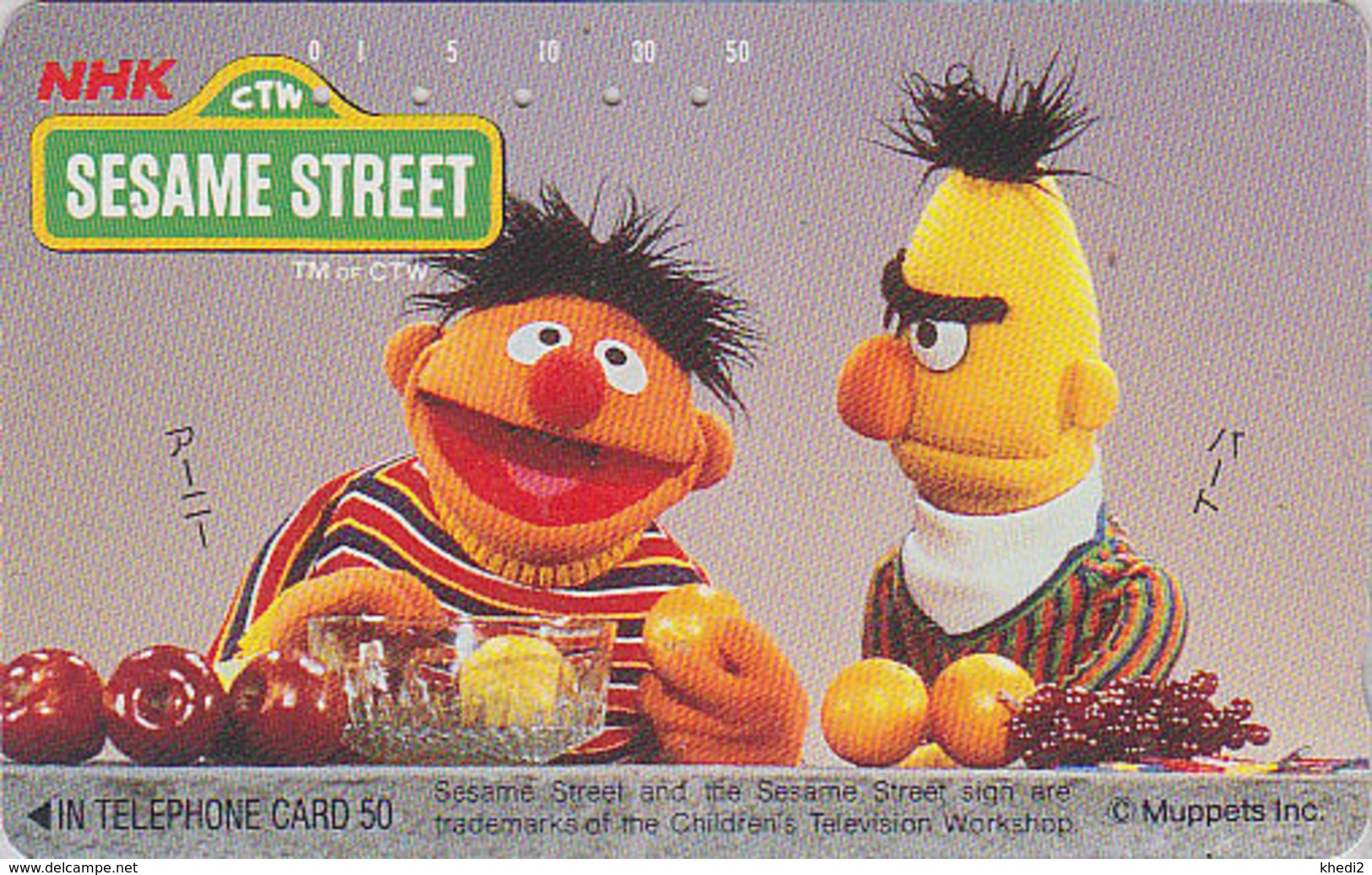 Télécarte JAPON / 330-22556 - Comics - 1 RUE SESAME STREET / Television TV NHK - JAPAN Free Phonecard - 36 - BD