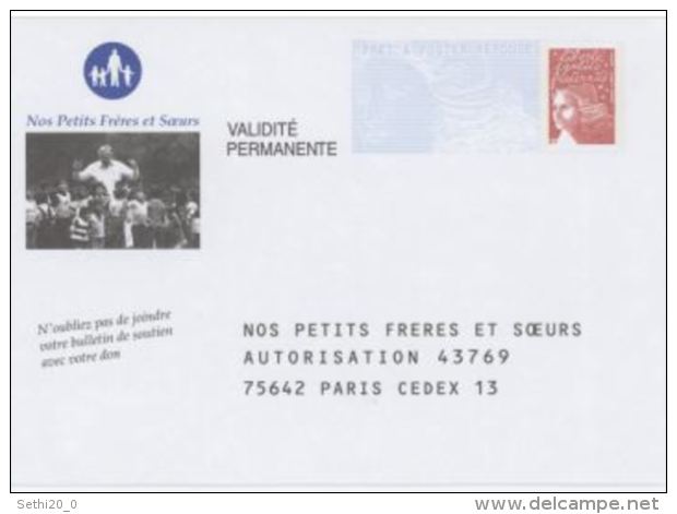 France PAP Réponse Luquet RF  0205111 Nos Petits Frères Et Soeurs - PAP: Ristampa/Luquet