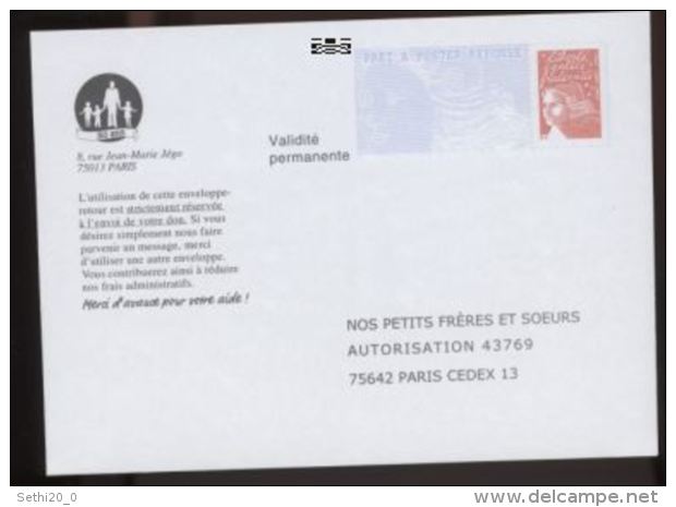 France PAP Réponse Luquet RF  0402327 Nos Petits Frères Et Soeurs - Listos Para Enviar: Respuesta /Luquet