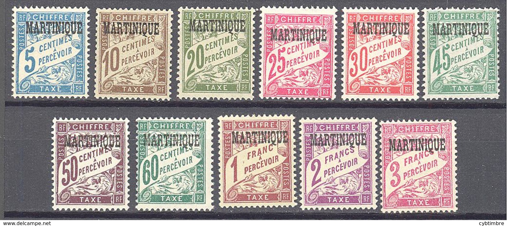 Martinique: Yvert Taxe N° 1/11* - Timbres-taxe