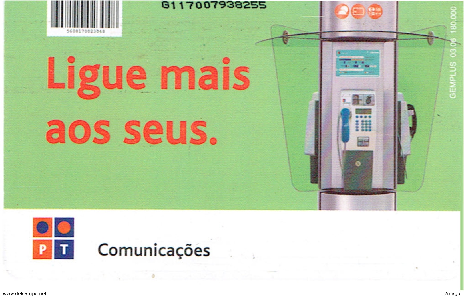 PHONECARDS-- PORTUGAL-CHIP--6&euro;- LIGUE MAIAS AOS SEUS - Portugal