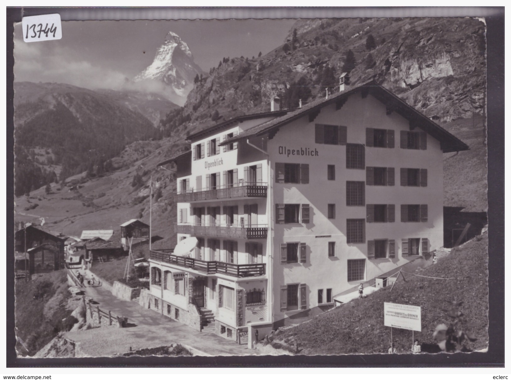 FORMAT 10x15cm - ZERMATT - HOTEL ALPENBLICK - TB - Zermatt