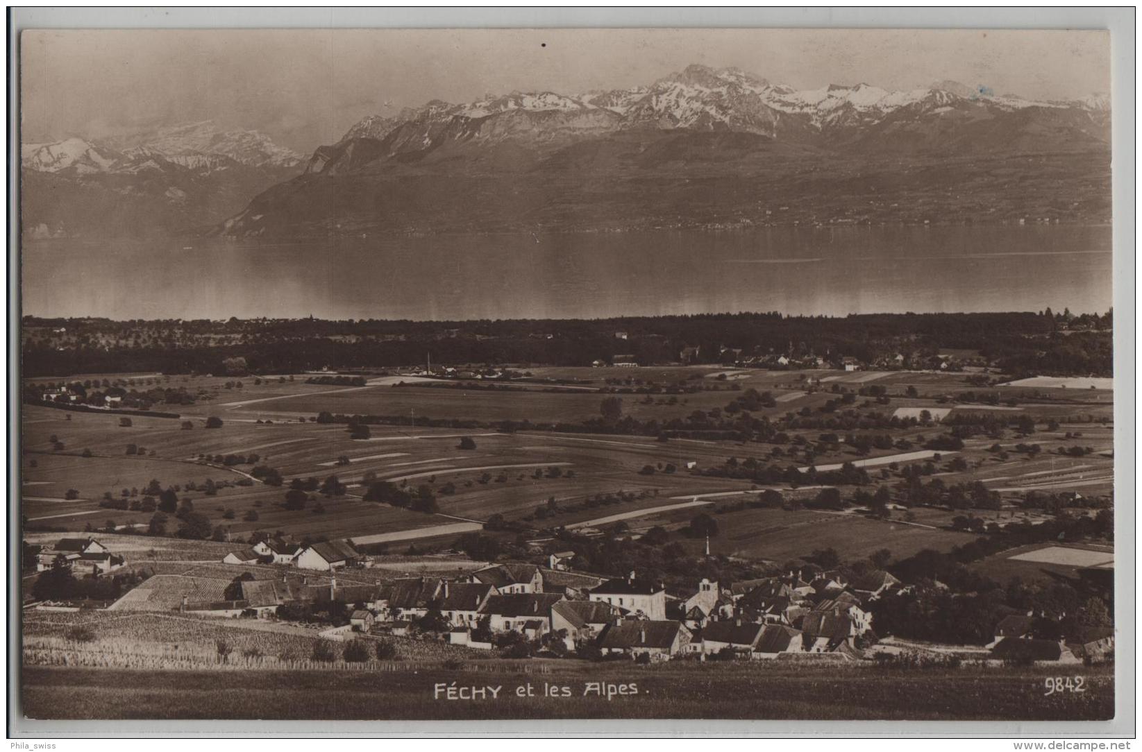Fechy Et Les Alpes - Féchy