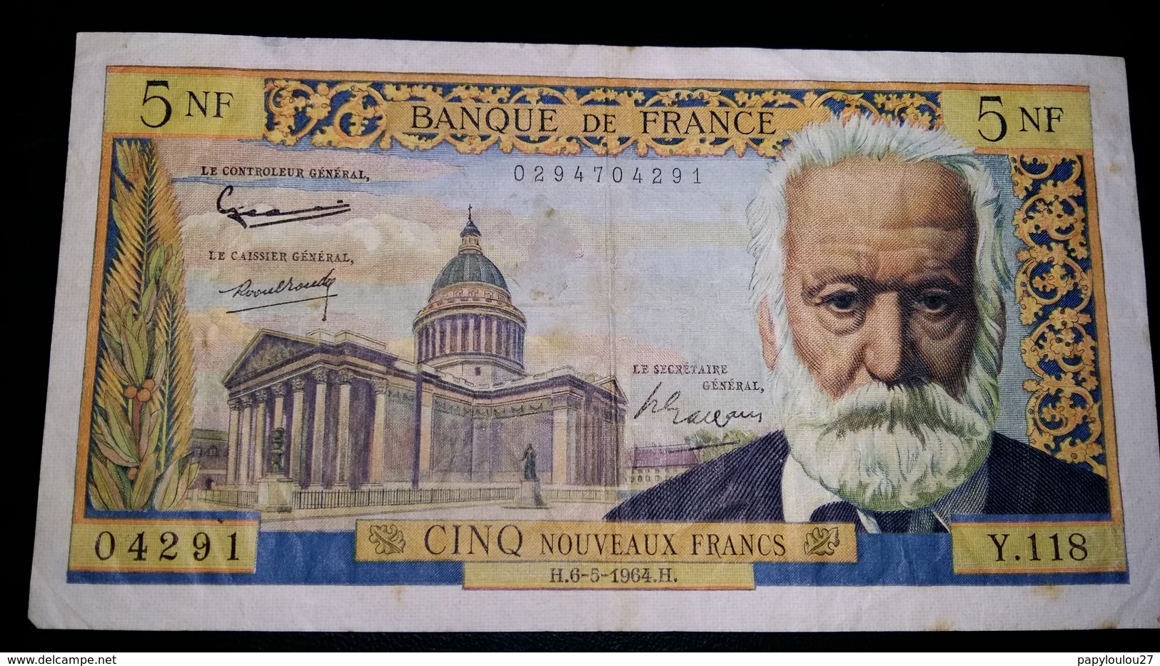 5 NF Victor Hugo 6/05/1964 TB - 5 NF 1959-1965 ''Victor Hugo''