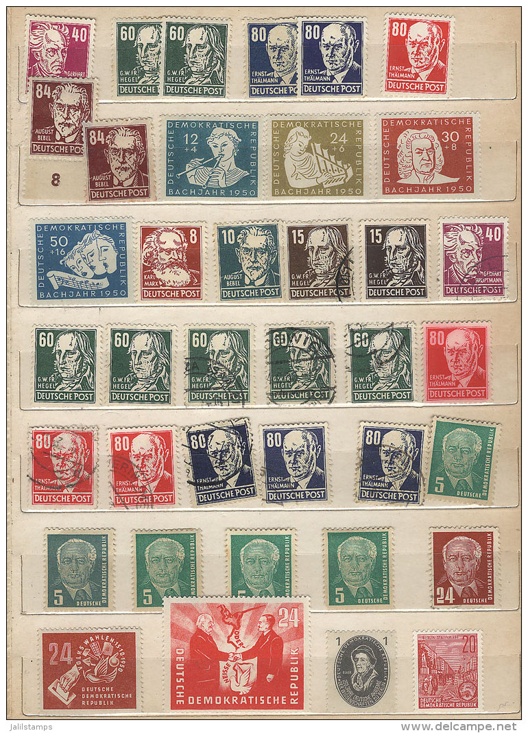 Lot Of Stamps In A Stockbook, In General Of Fine Quality (some Can Have Minor Defects), Yvert Catalog Value Euros... - Otros & Sin Clasificación