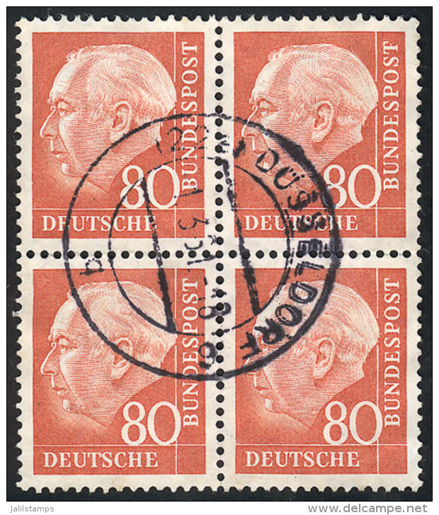 Michel 264, Used Block Of 4, Fine Quality, Michel Catalog Value Euros 260, Guaranteed With Genuine Cancel (found In... - Other & Unclassified