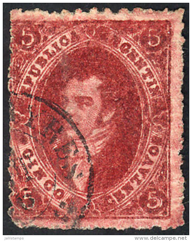 GJ.26, 5th Printing, Handsome Example In Intense Dark Carmine Color, Very Attractive! - Usati